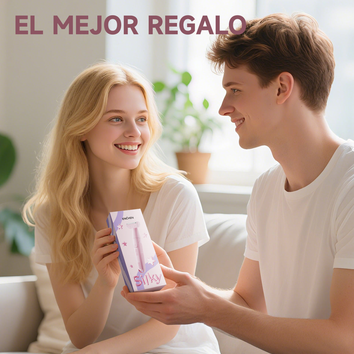 Depiladora Eléctrica 3 en 1 Rasuradora Recargable Portátil, Húmeda O Seca, Para Mujeres Íntima Axilas Facial Bikini y Todo el Cuerpo Enchen
