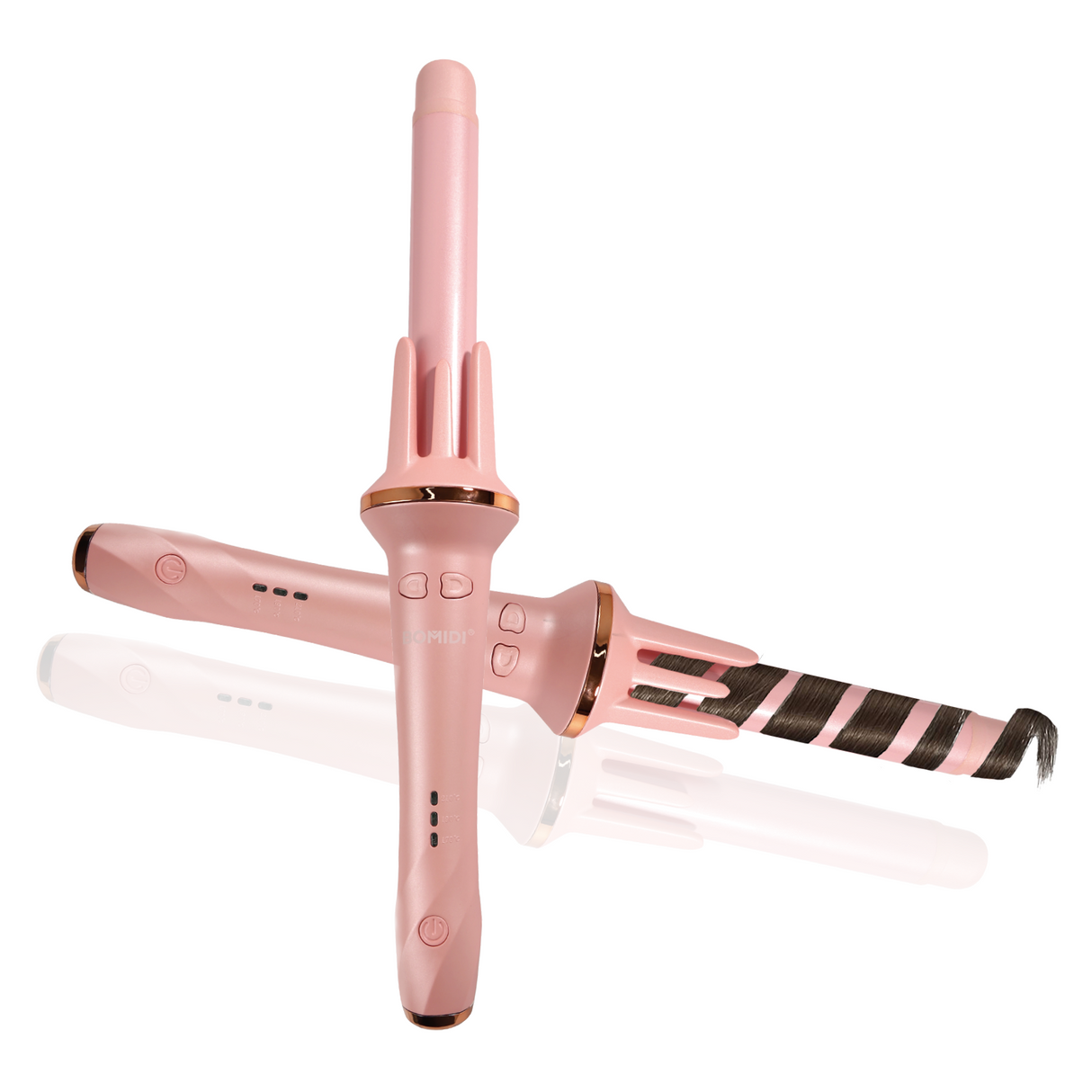 Rizador Automático de Cabello Bomidi HC02 Rosado