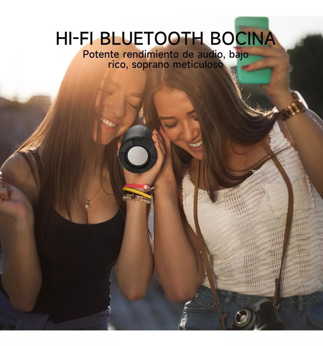 1hora Mini Bocina Portátil Bluetooth Inalámbrica Altavoz Sd - Orro Home Mexico