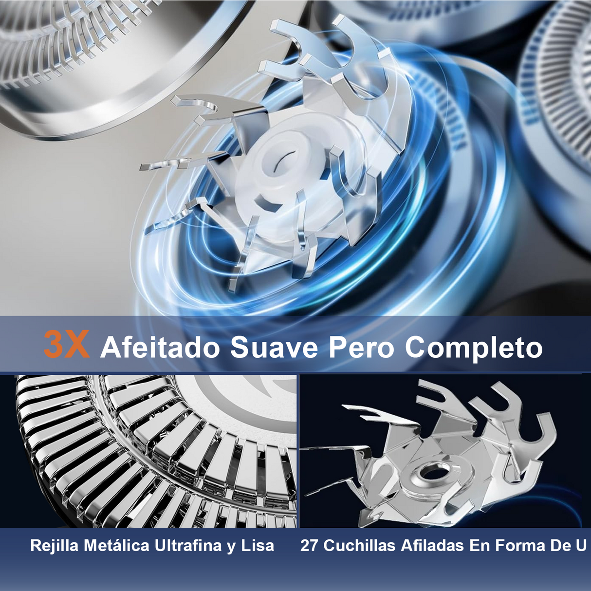 Rasuradora para Barba Eléctrica BOMIDI Afeitadora Moderna Recargable