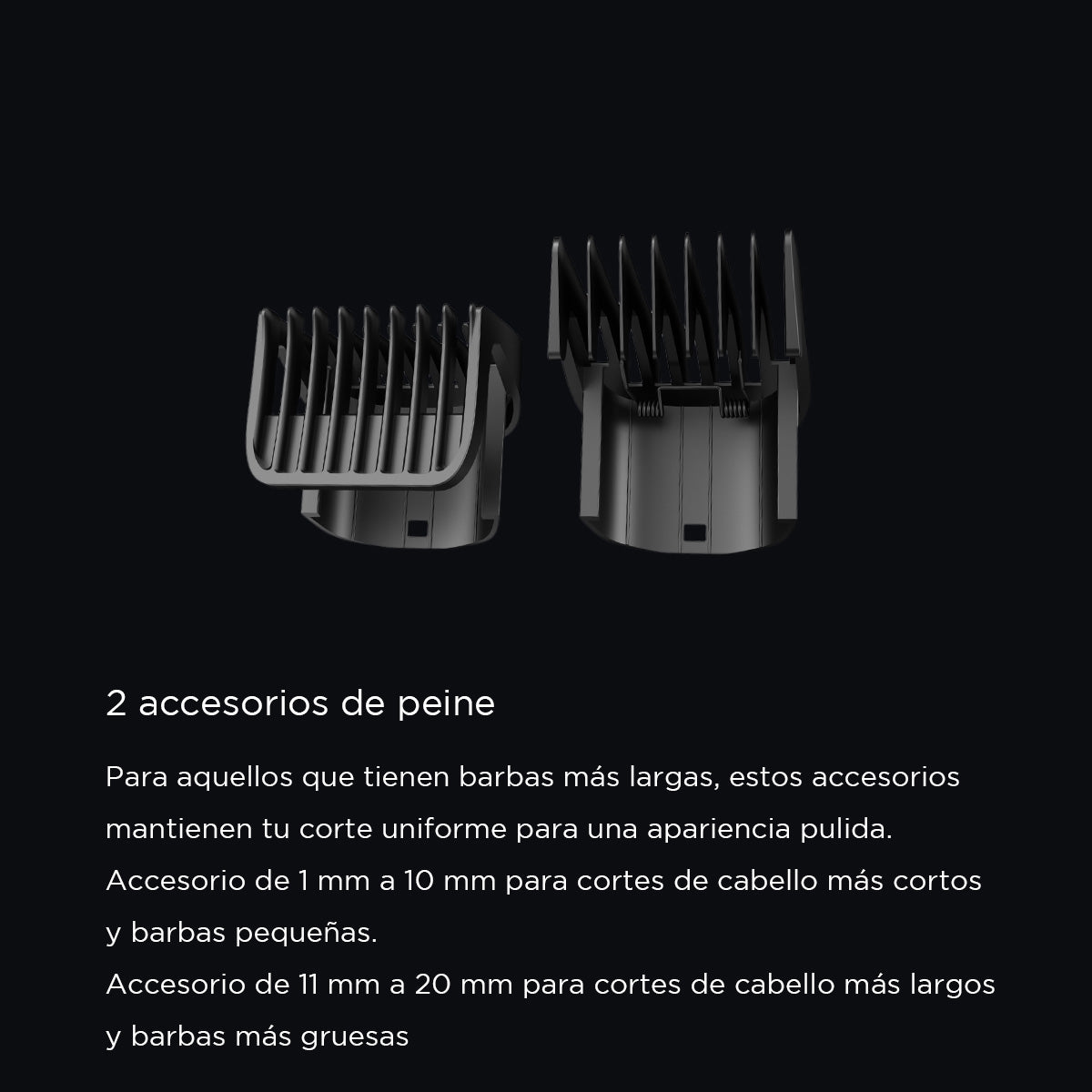 Máquina Para Cabello Eléctrica Fácil De Limpiar Enchen Negro