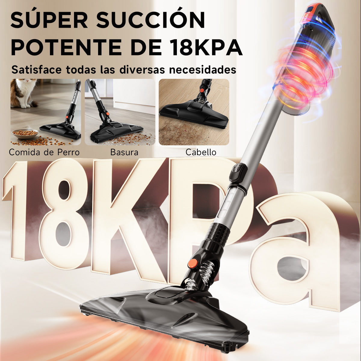Enchen Aspirador De Mano, Limpieza Flexible, Diseño 2 En 1, Limpieza Profunda, Práctico Y Conveniente, 18 Kpa, 650 W, 1.2 Litros
