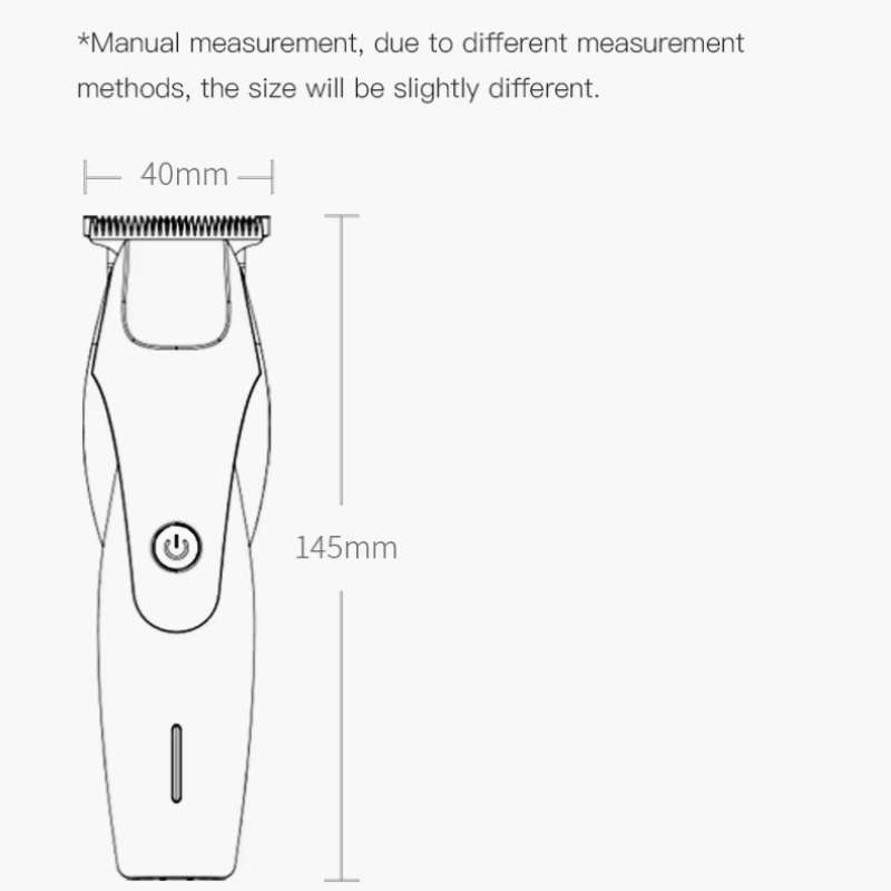 Máquina Cortadora De Cabello Para Hombre Enchen Hummingbird Cortadora De Pelo Y Barba Profesional Cortapelo Sin Cable Para Adultos Negro