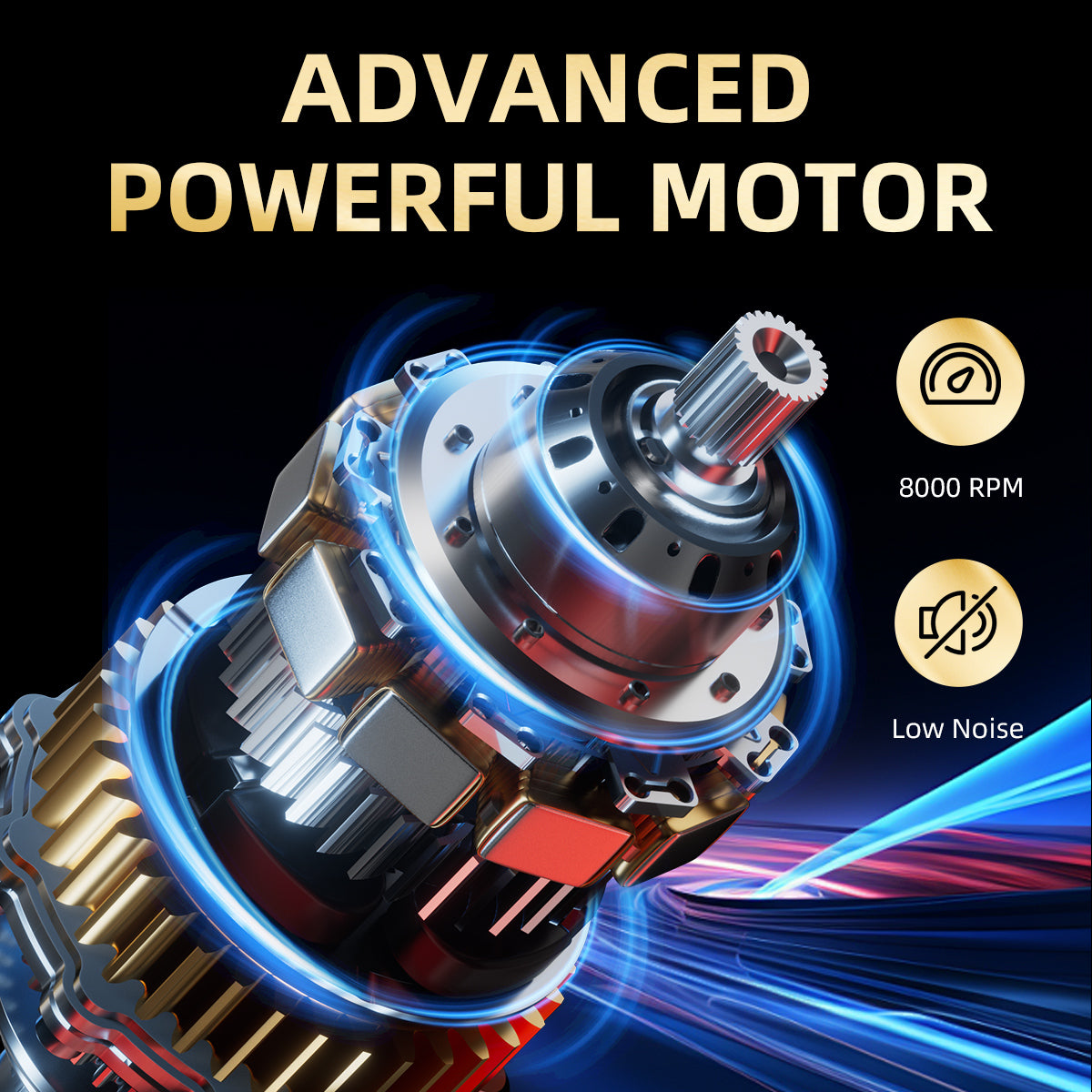 Maquina Cortar Cabello Profesional Trimmer Kit 8 Piezas Recargable Usb 8000 Rpm 1.5 Horas Uso Para Hombre Cabello y Barba ENCHEN Beardo3