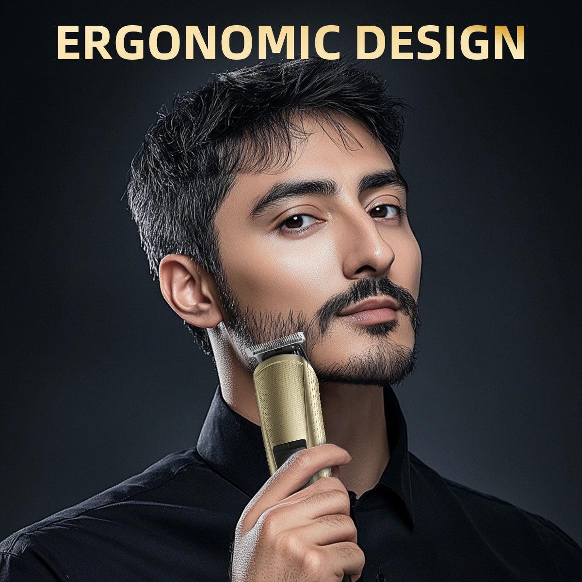 Maquina Cortar Cabello Profesional Trimmer Kit 8 Piezas Recargable Usb 8000 Rpm 1.5 Horas Uso Para Hombre Cabello y Barba ENCHEN Beardo3