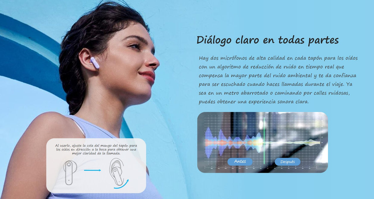 Audífonos Inalambricos Bluetooth 1more Eo007 Blanco - Orro Home Mexico