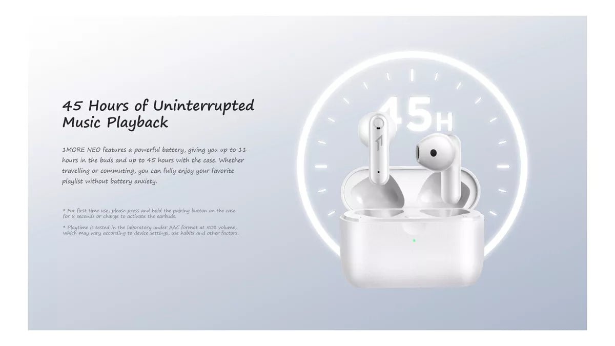 Audífonos Inalambricos Bluetooth 1more Eo007 Blanco - Orro Home Mexico