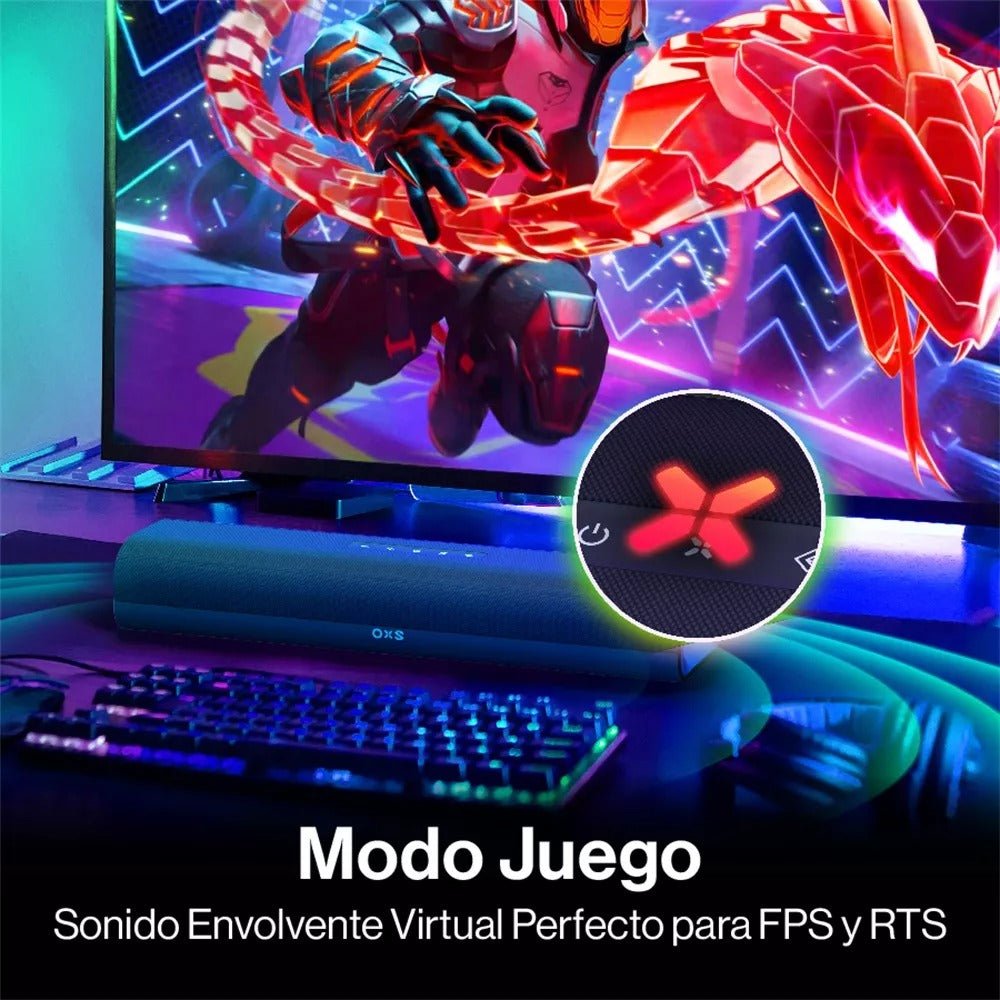 Barra de Sonido Para Juegos de PC Bluetooth 5.0 OXS S2 - Orro Home Mexico