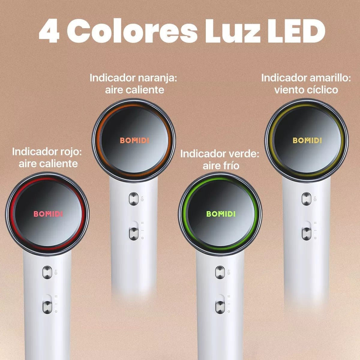 Bomidi HD04 Secador De Cabello Profesional Alta Velocidad - Orro Home Mexico