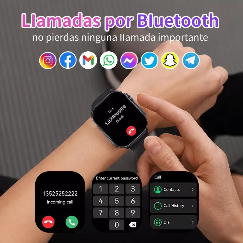 Filwans Gts 2.01 Amoled Pantalla Smartwatch Color Nergo - Orro Home Mexico