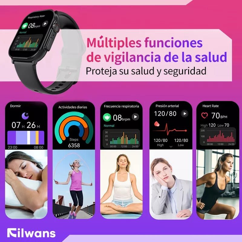 Filwans Gts 2.01 Amoled Pantalla Smartwatch Color Nergo - Orro Home Mexico