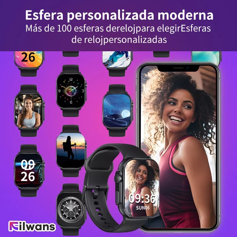 Filwans Gts 2.01 Amoled Pantalla Smartwatch Color Nergo - Orro Home Mexico