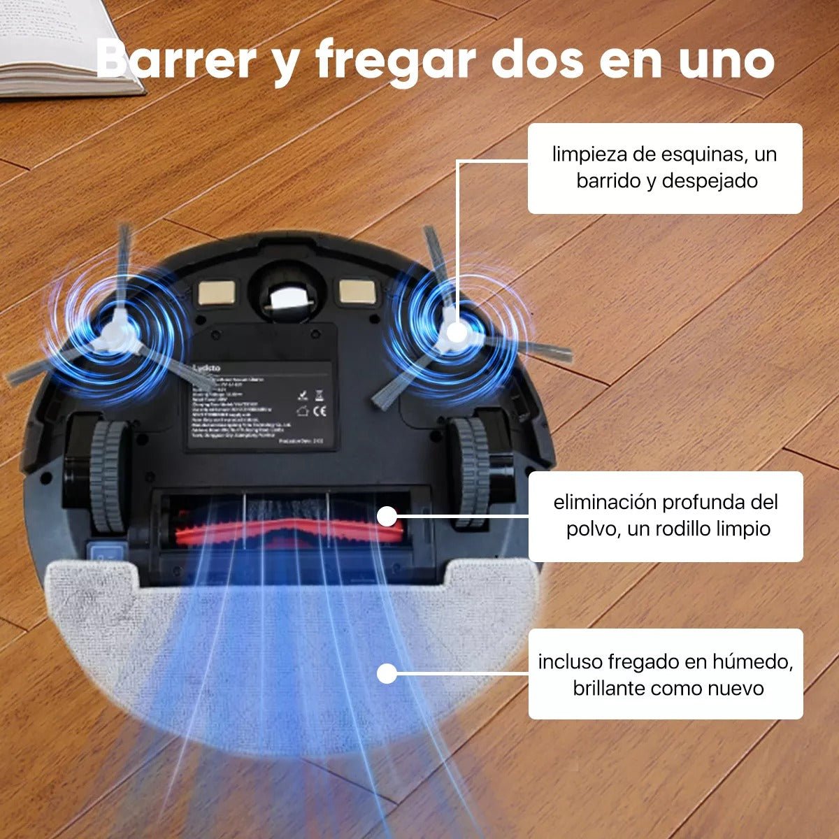 Lydsto G1 aspiradora trapeadora robot potencia 3300 pa blanco - Orro Home Mexico