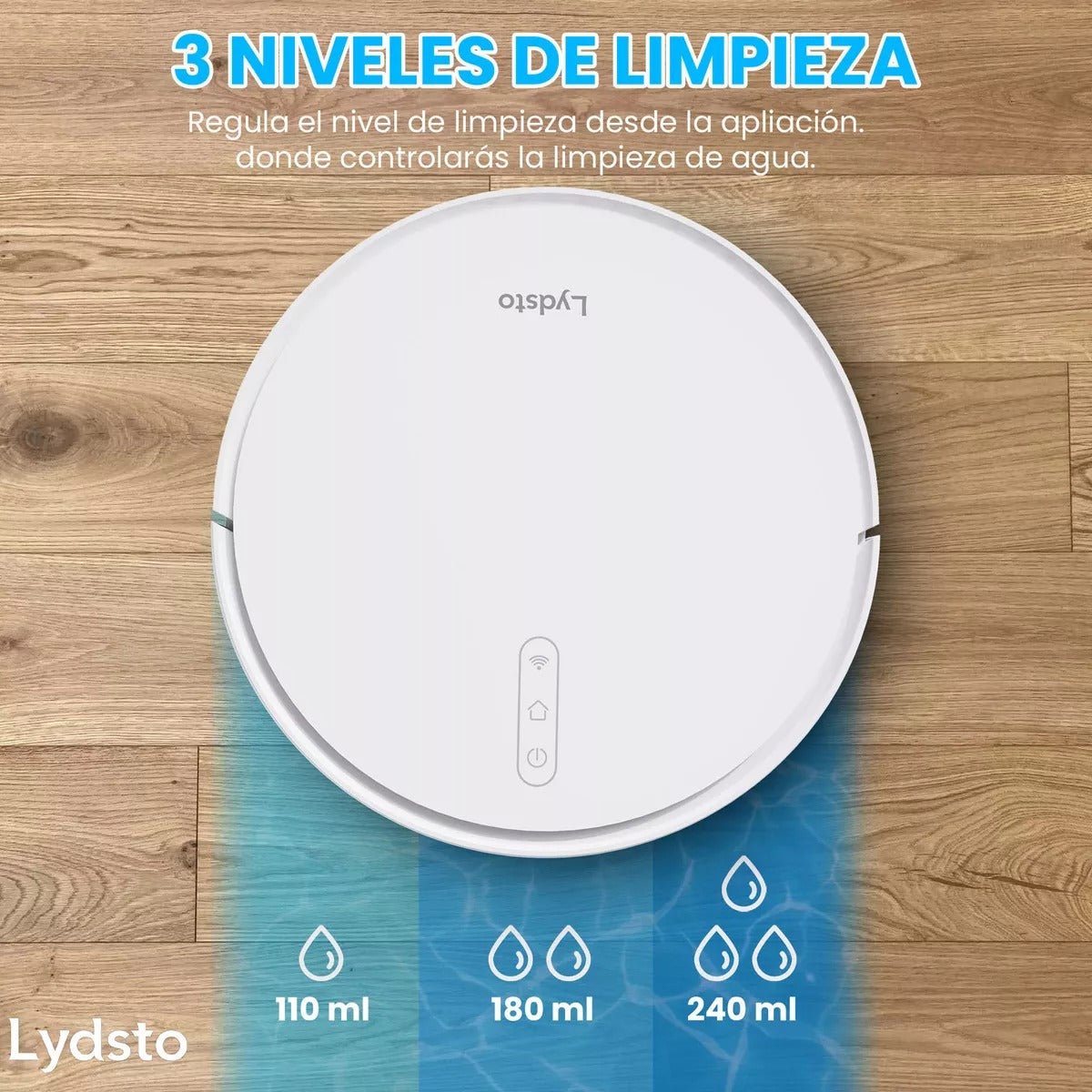 Lydsto G1 aspiradora trapeadora robot potencia 3300 pa blanco - Orro Home Mexico