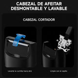 Depiladora Eléctrica 2 En 1, Afeitadora Portátil De 8000 Rpm, Carga Rápida, Para hombres y mujeres, Uso corporal completo Negro Enchen