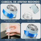 Depiladora Eléctrica 2 En 1, Afeitadora Portátil De 8000 Rpm, Carga Rápida, Para Hombres Y Mujeres, Uso Corporal Completo Azul claro Enchen