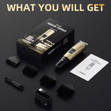 Maquina Cortar Cabello Profesional Trimmer Kit 8 Piezas Recargable Usb 8000 Rpm 1.5 Horas Uso Para Hombre Cabello y Barba ENCHEN Beardo3