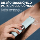 Depiladora Eléctrica 2 En 1, Afeitadora Portátil De 8000 Rpm, Carga Rápida, Para Hombres Y Mujeres, Uso Corporal Completo Azul claro Enchen