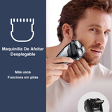 Rasuradora para Barba Eléctrica BOMIDI Afeitadora Moderna Recargable