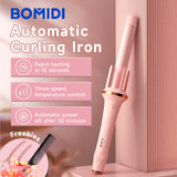 Rizador Automático de Cabello Bomidi HC02 Rosado