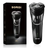 Rasuradora para Barba Eléctrica BOMIDI Afeitadora Moderna Recargable