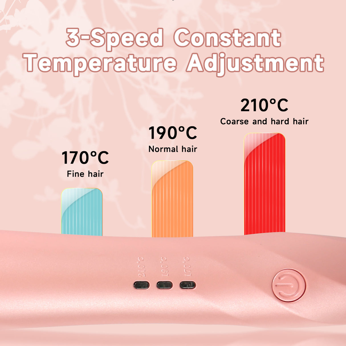 Rizador Automático de Cabello Bomidi HC02 Rosado