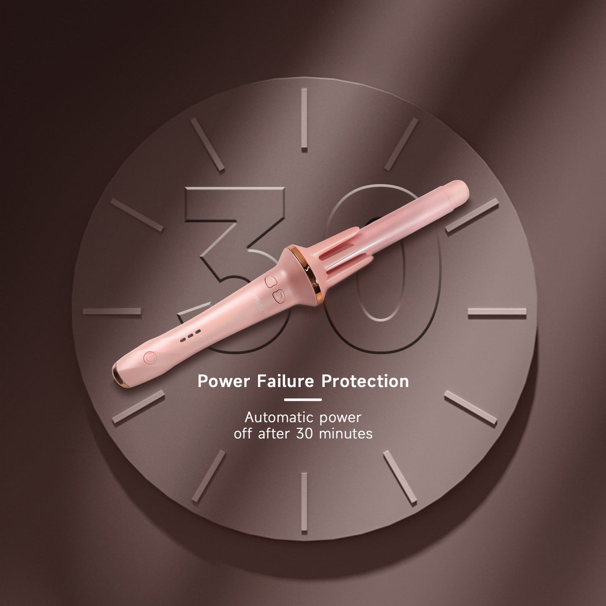 Rizador Automático de Cabello Bomidi HC02 Rosado