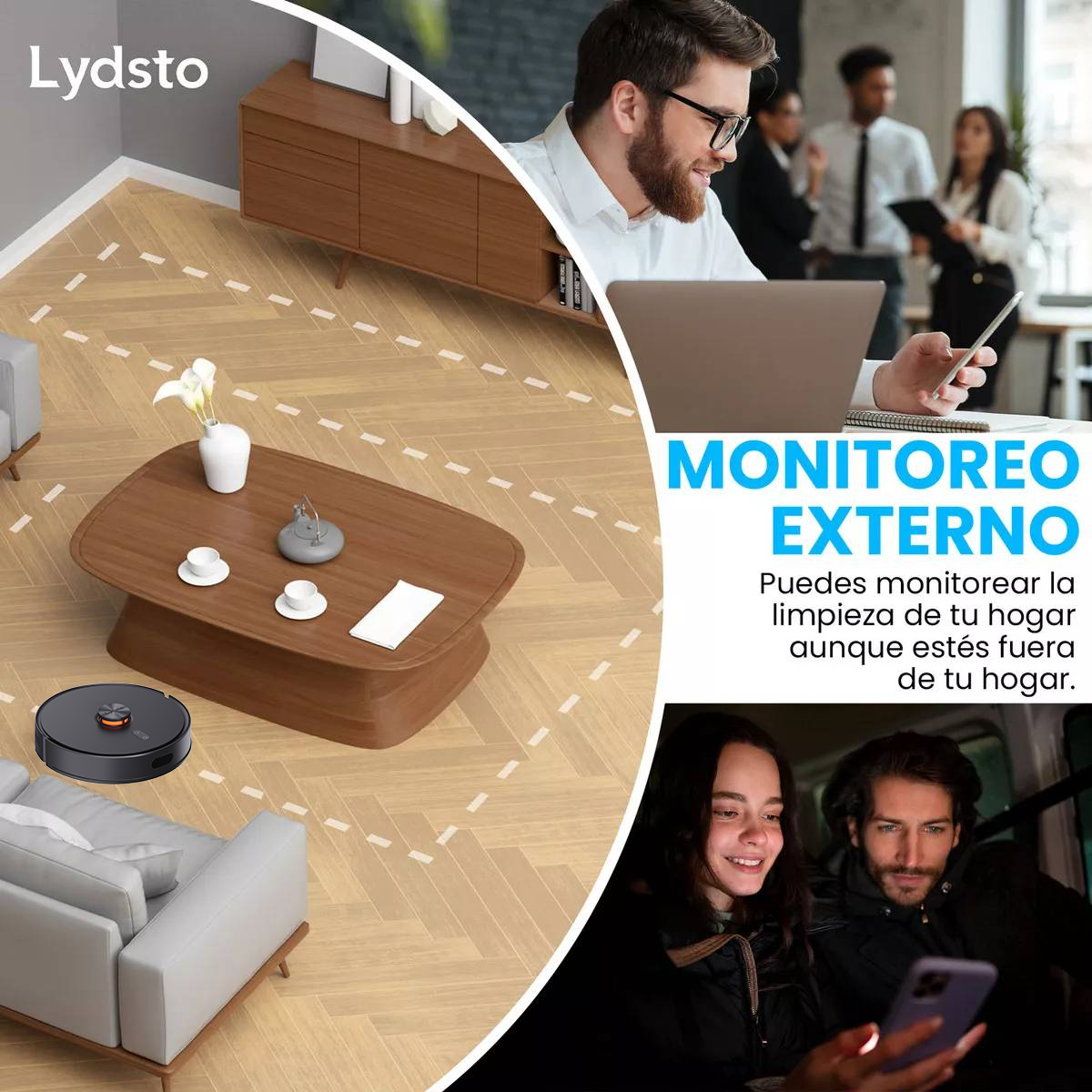 Lydsto R1 EDGE aspiradora y trapeadora robot inteligente con autocarga