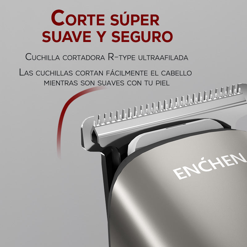 Máquina Para Cortar Cabello Profesional 3 En 1 Enchen Cortadora De Cabello Recargable Por Usb, Adecuado Para Uso Familiar, Barbería