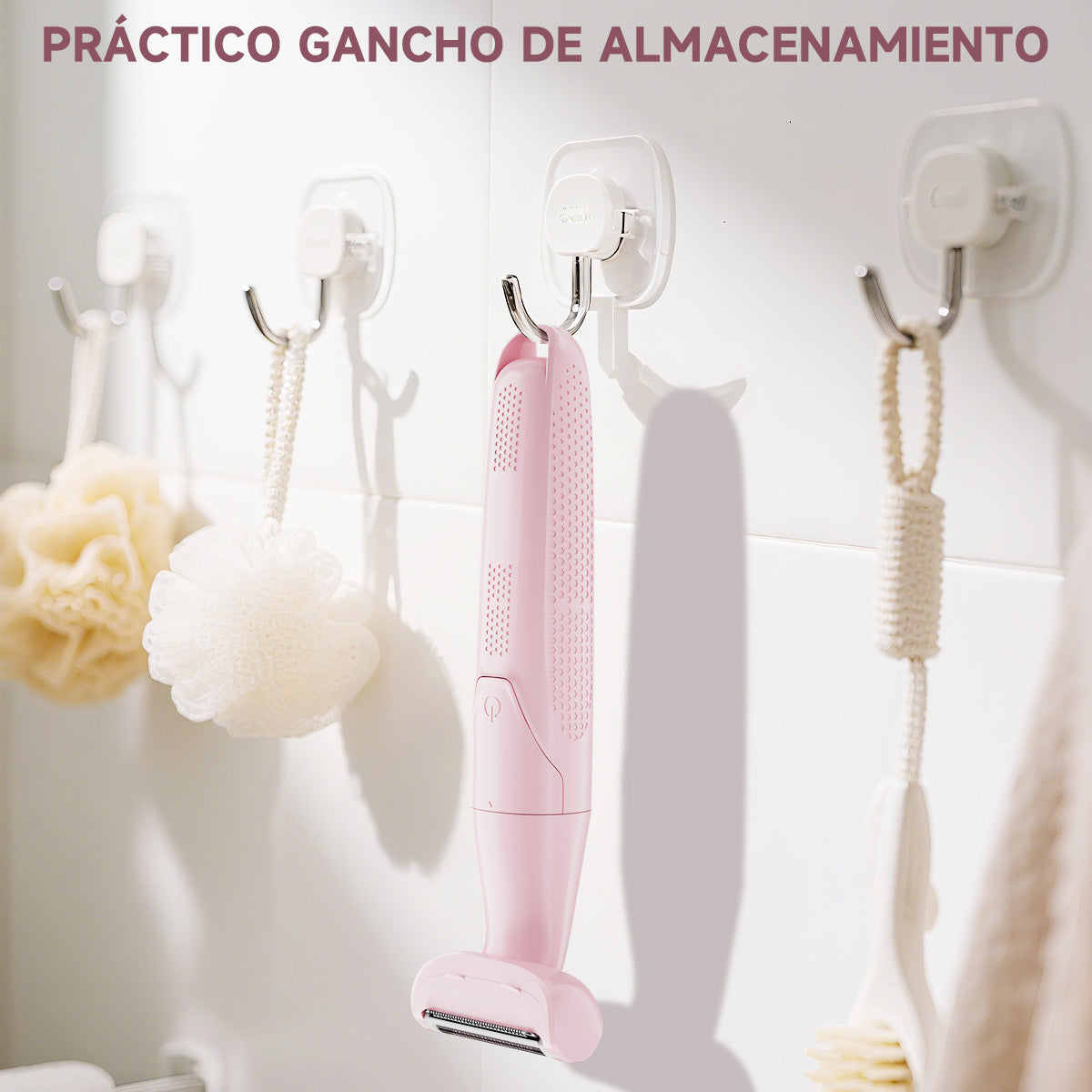 Depiladora Eléctrica 3 en 1 Rasuradora Recargable Portátil, Húmeda O Seca, Para Mujeres Íntima Axilas Facial Bikini y Todo el Cuerpo Enchen