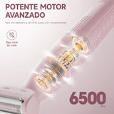 Depiladora Eléctrica 3 en 1 Rasuradora Recargable Portátil, Húmeda O Seca, Para Mujeres Íntima Axilas Facial Bikini y Todo el Cuerpo Enchen