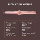 Rizador Automático de Cabello Bomidi HC02 Rosado