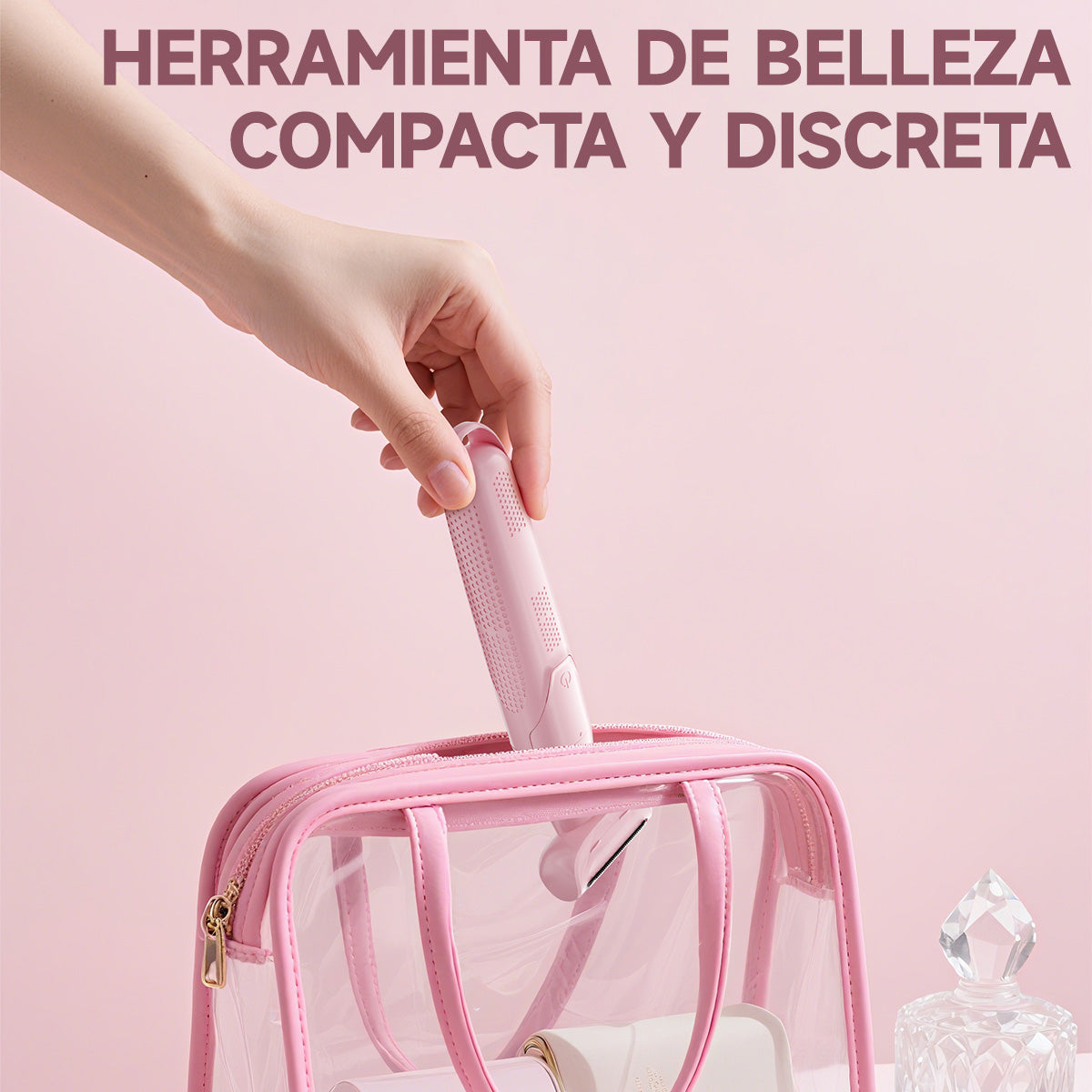 Depiladora Eléctrica 3 en 1 Rasuradora Recargable Portátil, Húmeda O Seca, Para Mujeres Íntima Axilas Facial Bikini y Todo el Cuerpo Enchen