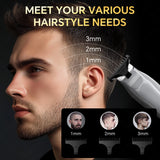 Maquina Para Cortar Cabello Maquinas De Cortar Pelo Inalámbrica Maquinas De Cortar Pelo Material Metálico Uso Doméstico Recargable Dorado Enchen