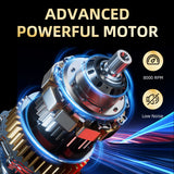 Maquina Cortar Cabello Profesional Trimmer Kit 8 Piezas Recargable Usb 8000 Rpm 1.5 Horas Uso Para Hombre Cabello y Barba ENCHEN Beardo3