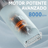 Depiladora Eléctrica 2 En 1, Afeitadora Portátil De 8000 Rpm, Carga Rápida, Para Hombres Y Mujeres, Uso Corporal Completo Azul claro Enchen