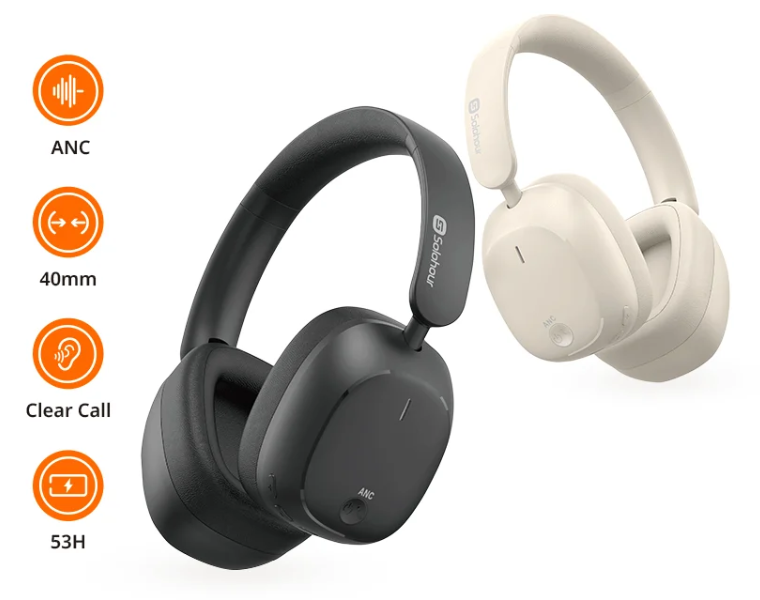 Auriculares inalámbricos SolHead H10 con cancelación activa de ruido