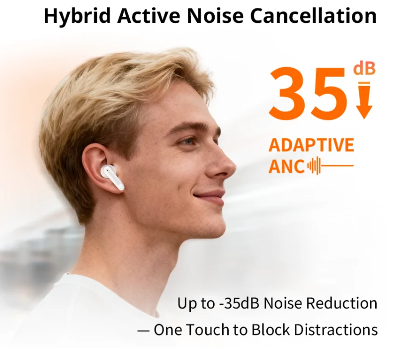 Auriculares inalámbricos Solbuds ST1 con cancelación activa de ruido (ANC)