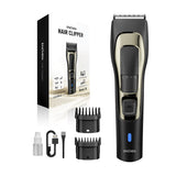 Máquina Para Cabello Eléctrica Fácil De Limpiar Enchen Negro