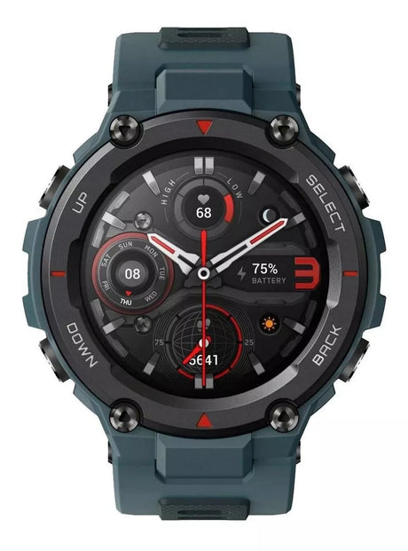 Amazfit T - rex Pro Azul Color de la caja Steel blue Color de la correa Steel blue - Orro Home Mexico