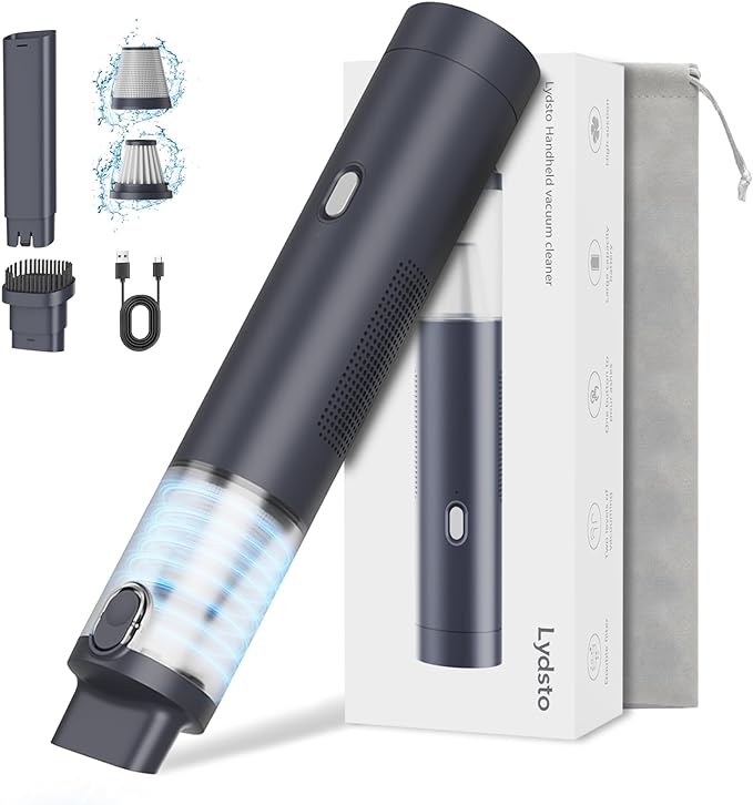 Aspiradora de mano inalámbrica, aspiradora de mano con fuerte succión, aspiradora de mano recargable inalámbrica, mini aspiradora portátil ligera para el pelo de mascotas, limpieza del hogar y del - Orro Home Mexico