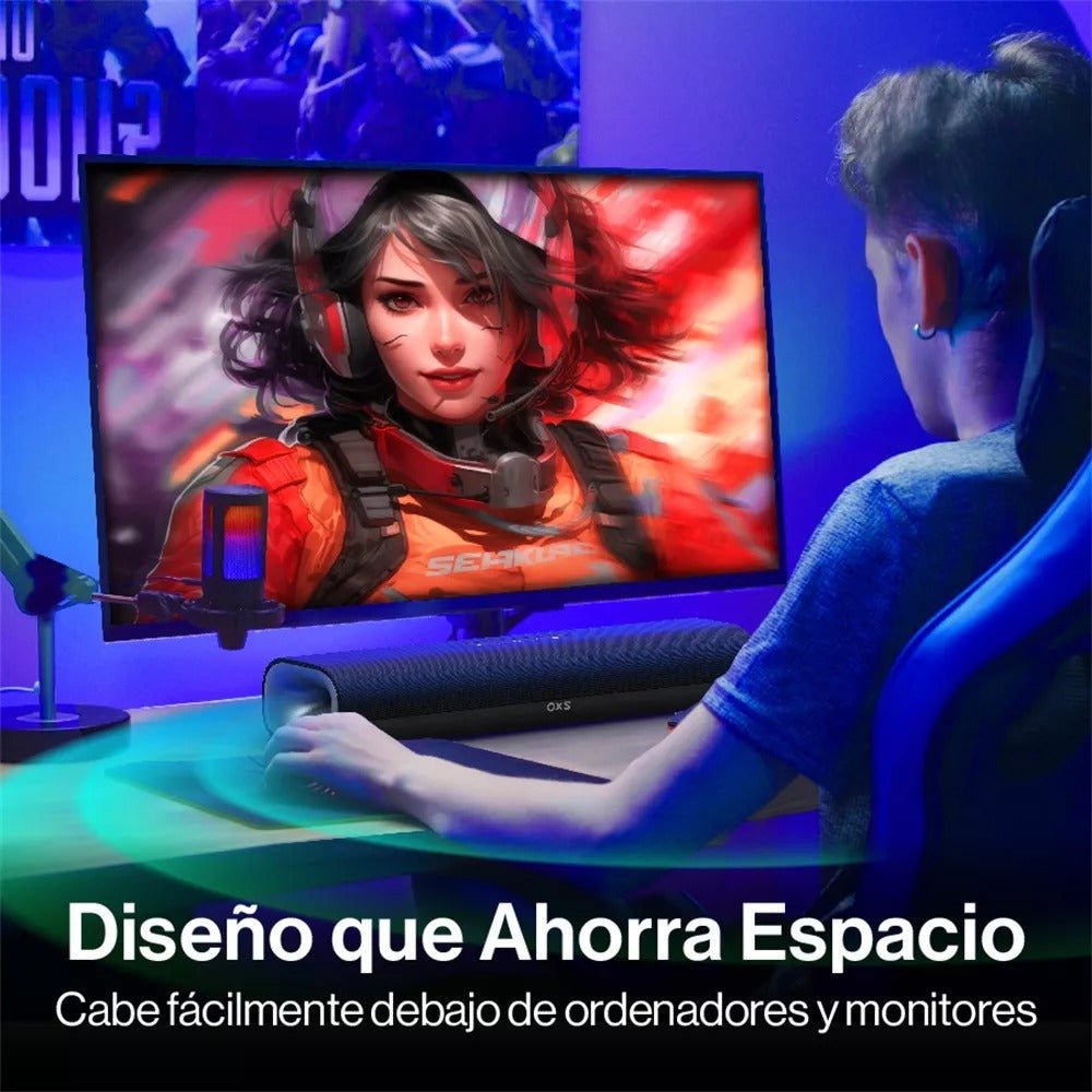 Barra de Sonido Para Juegos de PC Bluetooth 5.0 OXS S2 - Orro Home Mexico