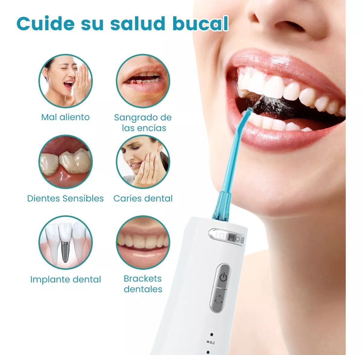 Bomidi Irrigador Oral Portátil Recargable - Orro Home Mexico