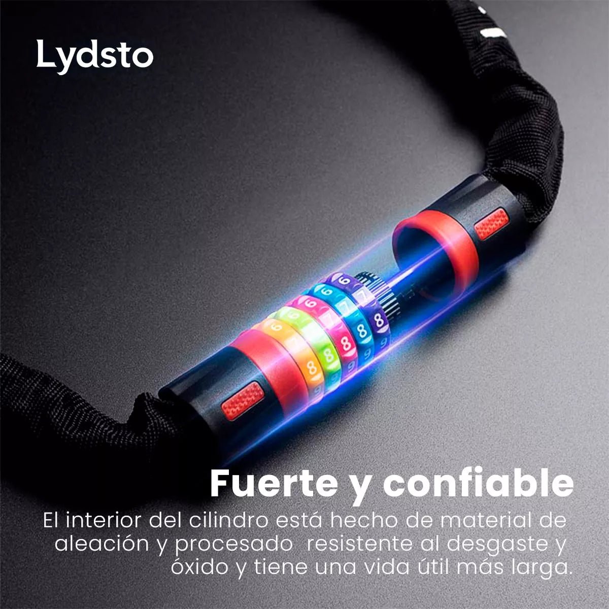 Candado Para Bicicletas Cadena Seguridad Combinacion Lydsto - Orro Home Mexico