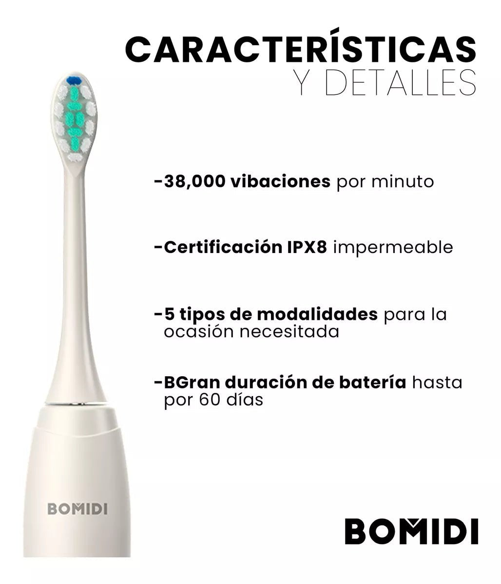 Cepillos Electricos Dentales Limpieza Bucal Cuidado Bomidi - Orro Home Mexico