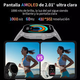 Filwans Gts 2.01 Amoled Pantalla Smartwatch Color Plateado - Orro Home Mexico