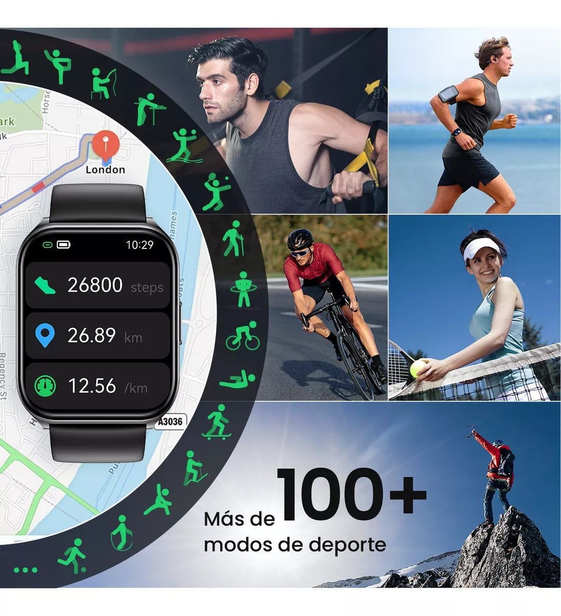 Filwans Gts Mini 1.85'' Smartwatch - Orro Home Mexico