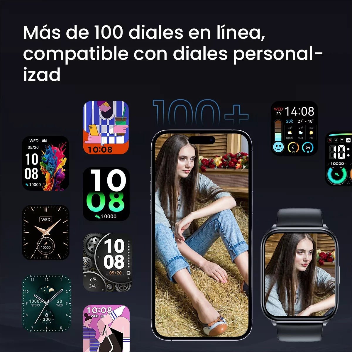 Filwans Gts Mini 1.85'' Smartwatch - Orro Home Mexico