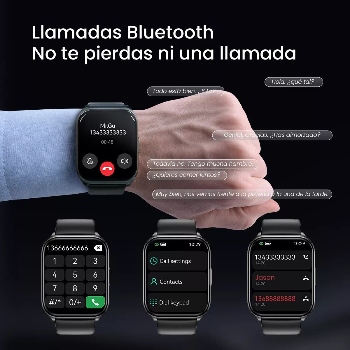 Filwans Gts Mini 1.85'' Smartwatch - Orro Home Mexico
