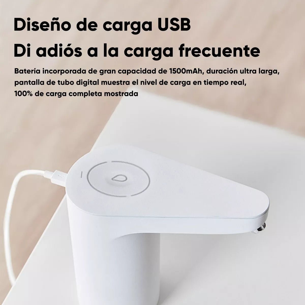 Lydsto Dispensador De Agua Para Garrafon Electrico Bomba De Agua Para Mesa,balde,dosificador de agua - Orro Home Mexico